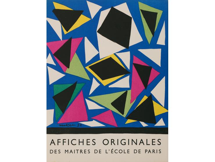 Les Affiches Originales Des Maîtres École De Paris [הכרזות המקוריות של אמני אסכולת פריז], מאת Fernand Mourlot. הוצאת Andre Sa