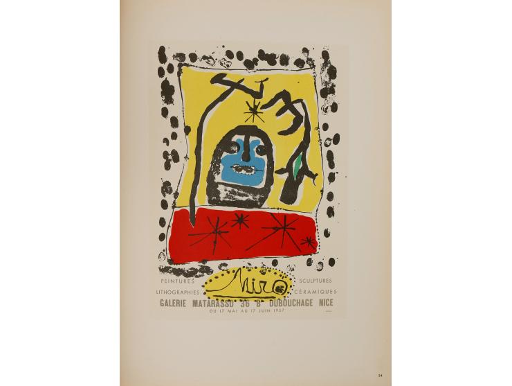 Les Affiches Originales Des Maîtres École De Paris [הכרזות המקוריות של אמני אסכולת פריז], מאת Fernand Mourlot. הוצאת Andre Sa