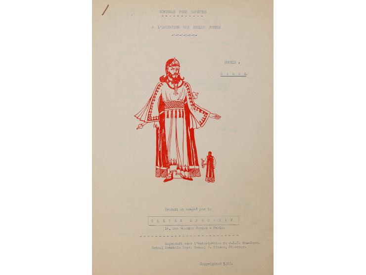 לקט מגוון של פרסומים לכבוד פורים -גיליונות עתונים, חוברות ודפים מאוירים: 1. Die Geschichte von der Königin Esther [סיפורה של 
