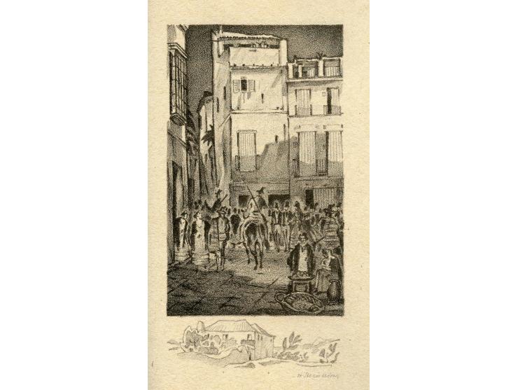 Carmen, Prosper Merimee. הוצאתPropylaen , ברלין, 1920.
מלווה 11 ליטוגרפיות מאת הוגו שטיינר-פראג, חתומות בעפרון. איורים נוספים