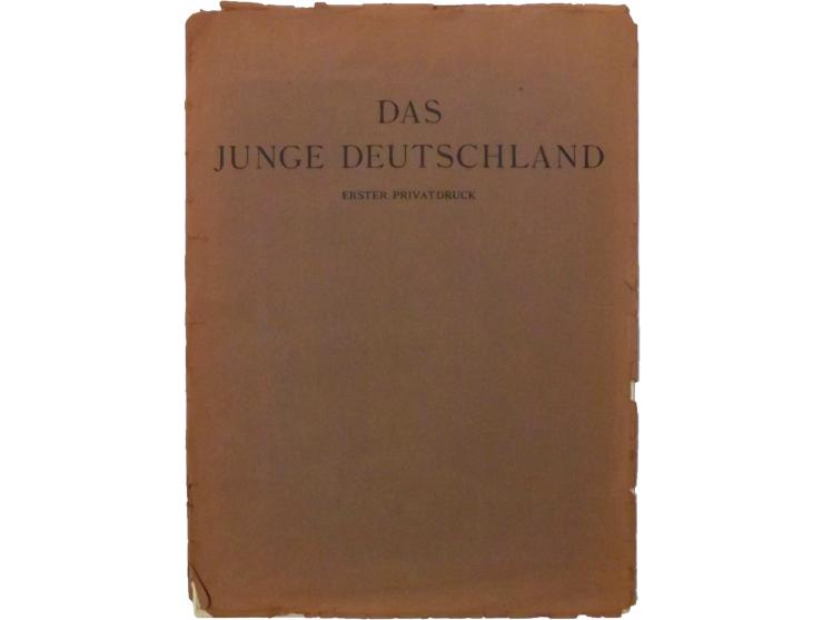 1-2. Das Junge Deutschland, Phantasien über die Aufführungen des Jahres 1917/18. תשע ליטוגרפיות מקוריות מאת Erich Buttner, 