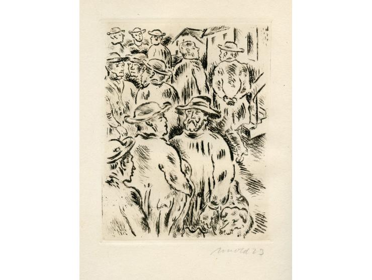 Die Geschichte des Diethelm von Buchenberg, Berthold Auerbach. הוצאת Propyläen, ברלין, 1923.
עשרה תחריטים מאת Max Unold, חתו