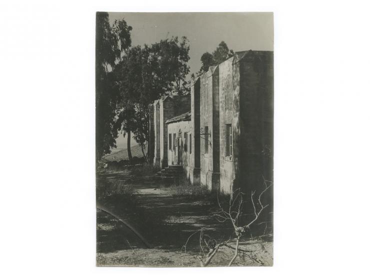 ארבעה תצלומים מאת צלמות ארצישראליות. מקומות שונים בארץ, [שנות ה-30 וה-40 בקירוב]. 1. תצלום מאת לו לנדאוור, שיעור לתולדות האמנ