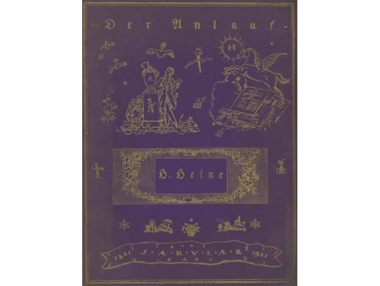 Der Anlauf, Zeitschriften der Jahre 1817-1821 mit den ersten dichterischen Veröffentlichungen von H. Heine in naturgetreuen 