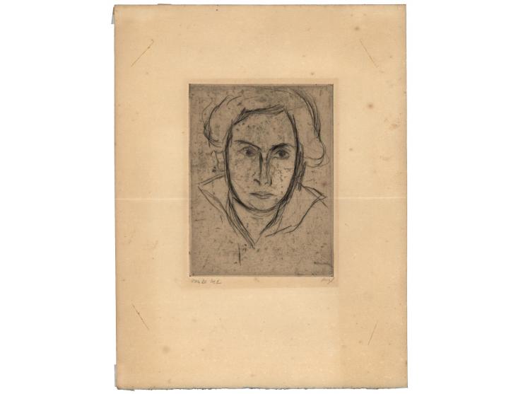 Figures / four engravings / average size 11X15 cm / signed in pencil, two are numbered and two are marked "probedruck"