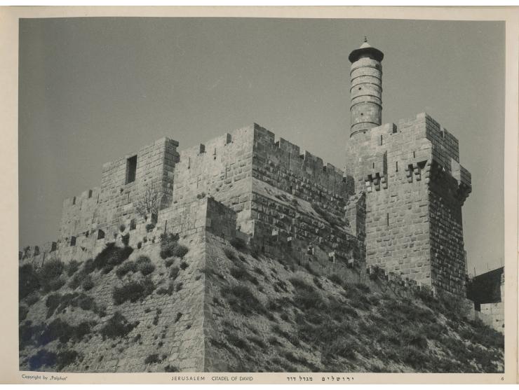 Photos of Eretz Israel. Published by Palphot, Herzlia, [1940s].
 Fifteen Large high-quality photographs in black and white of