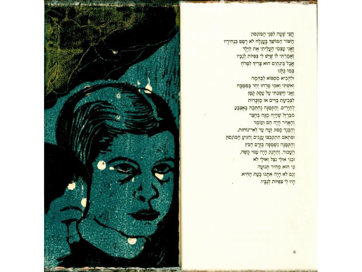 חצי שעה לפני המונסון, דליה רביקוביץ. הוצאת אבן חֹשן, 1998.
 תשעה שירים מאת דליה רביקוביץ (1936-2005) מלווים תשעה חיתוכי עץ צב