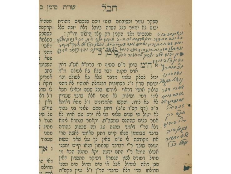 Responsum Chevel Ya'akov, sections 1-2 on Choshen Mishpat (Hilchot Kinyanim), by Rabbi Abba Ya'akov Borochov Av Beit Din of V