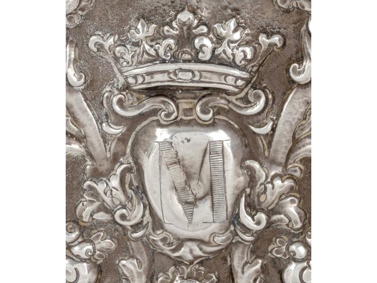 
 Siddur in elaborate silver binding. Venice, Italy, 18th century.


 Silver, repouss&eacute; and engraved (with Venice mark 