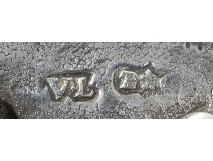 
 Silver box stylized as a book. Venice, second half of 18th century.


 Silver, repouss&eacute; (with Venice standard mark –