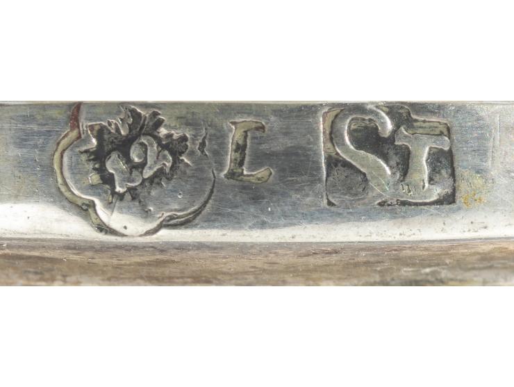 
 Spicebox. [Central Europe, perhaps Germany or Poland, 19th century].


 Silver, cast, repouss&eacute;, pierced and engraved