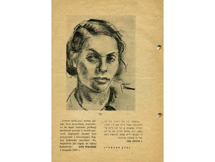 1. ‏אויסשטעלונג, ווערק פון יידישע קינסטלער-פלאסטיקער קדושים אומגעקומענע אין דער צייט פון דער דייטשער אקופאציע 1945-1939. ורשה