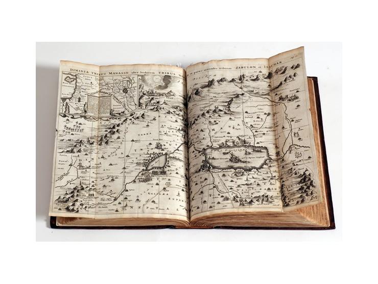 Naukeurige Beschryving van Gantsch Syrie, en Palestyn of Heilige Lant,
 Olfert Dapper. הוצאת Jacob Van Meurs. אמשטרדם, 1677. 
