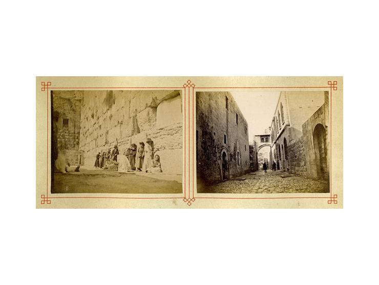 Souvenirs d'Orient, album pittoresque des sites, villes et ruines les plus remarquables de la Terre-Sainte, photographié et 