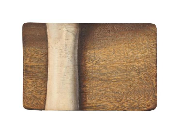 Untitled / 1990s / Oil and scratches on a cutting board / 15*23 cm / Signed on the reverse
Provenance: the collection of Arni