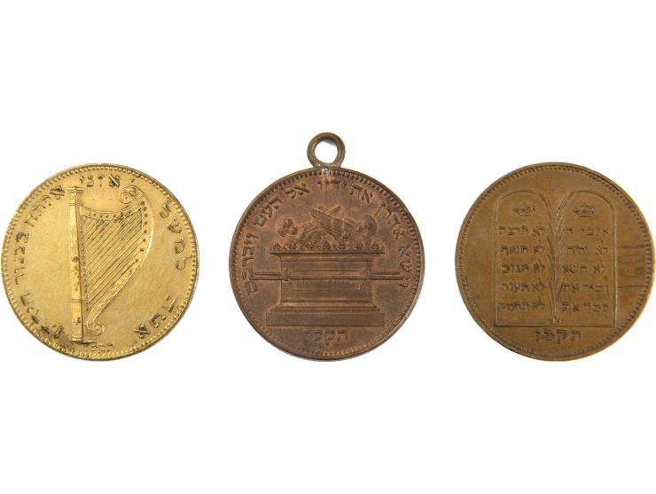 Three Medals - King David / Aaron the Priest / Moses - Paris, 1827