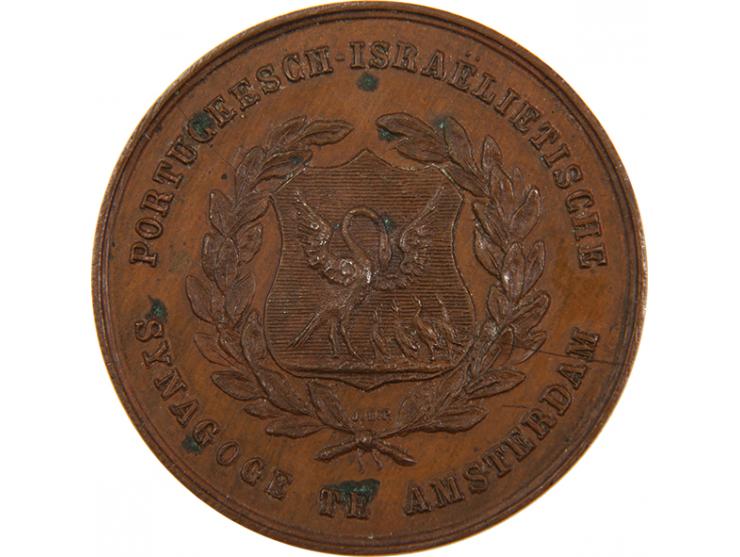 Medal - Portuguese Synagogue in Amsterdam - Amsterdam, 1875
