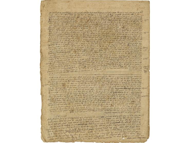 Collection of Handwritten Leaves, Torah Novellae and Research