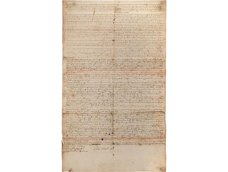 Large Handwritten Leaf - Torat Ha'aracha (Rules of Evaluation) - Regulations and Rules for Determining Tax Levies of Pesaro C