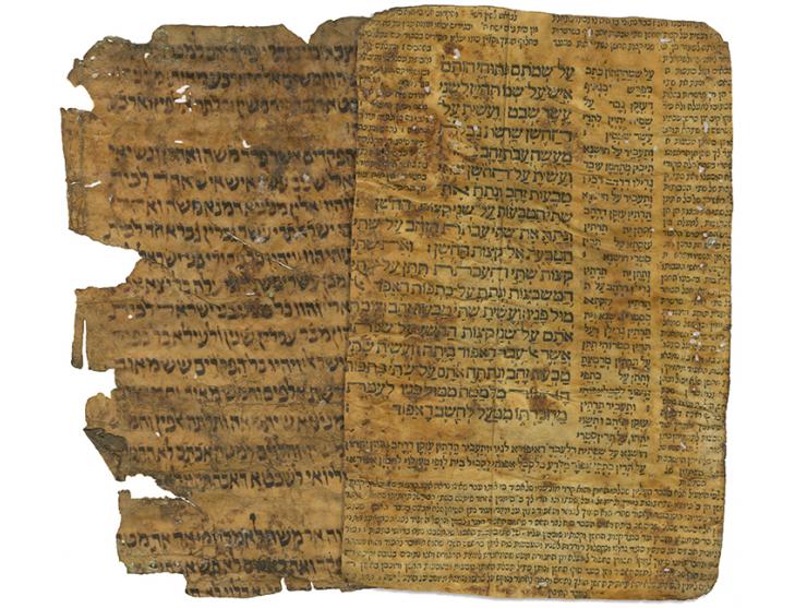 Ancient Parchment Fragments - Handwritten and Printed Leaves, 16th/17th Centuries