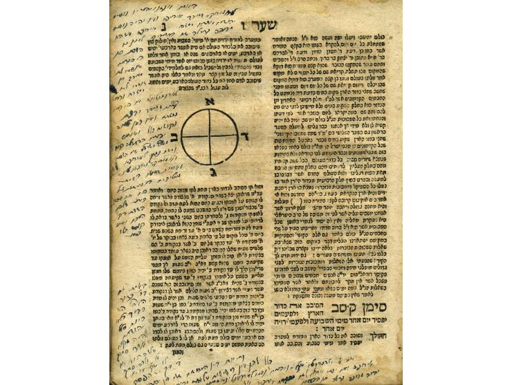 שני ספרי תכונה (אסטרונומיה) חשובים עם חתימות חשובות.
1. ספר נחמד ונעים, לרבי דוד גאנז בעל "צמח דוד". יעסניץ' [תק&qu
